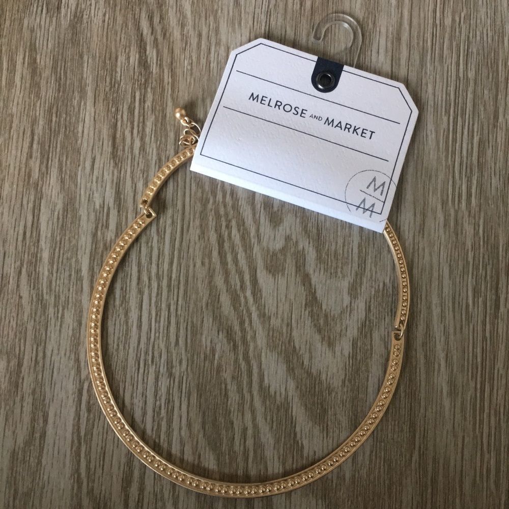 — Melrose & Market — Gold Choker-Style Necklace‎
